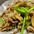 ぼびぃ's cooksnap of when they made 5分で完成！豚肉とにんにくの芽炒め.