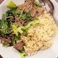 クックPNST2Z☆'s cooksnap of when they made 牛肉とチンゲン菜の塩にんにく炒め.
