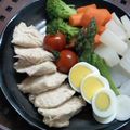 うに１１８'s cooksnap of when they made 超簡単　レンジでつくる蒸し鶏.