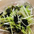 優木星's cooksnap of when they made とっても簡単*水菜としらすのサラダ*.