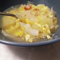 障り熊猫's cooksnap of when they made 人気給食！簡単『洋風かきたま汁』.