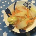 おはなすき's cooksnap of when they made 簡単優しい甘み♪白菜と人参の煮浸し.