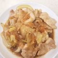 AkA＊cook's cooksnap of when they made 豚しゃぶ用ロース肉の生姜焼き.