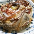 ごはん好きパンも好き's cooksnap of when they made フライパンで簡単！鯛のあら煮、でき上がり.