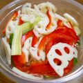 お塩と砂糖's cooksnap of when they made れんこんと長いものフレッシュピクルス.