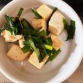 あたむ❤189's cooksnap of when they made 豆腐とニラの一味炒め.