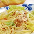おまたんＬＡＢＯ's cooksnap of when they made 春きゃべつ＆玉ねぎ＆ツナのパスタ.