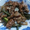 クックZ517T3☆'s cooksnap of when they made 豚肉とニンニクの芽の炒め物.