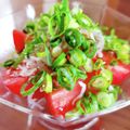 カフェドチワワ♡'s cooksnap of when they made 【農家のレシピ】トマトとしらすのサラダ.
