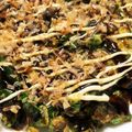 takatiho's cooksnap of when they made おつまみに最高！ネギの青いとこお好み焼き.