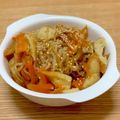 yuka119's cooksnap of when they made ＊ちくわと人参とこんにゃくできんぴら風＊.