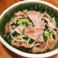 金魚のひらり's cooksnap of when they made 豚バラとニラの中華炒め.