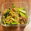 遥音mama's cooksnap of when they made 小松菜と豚肉のオイスターソース炒め.