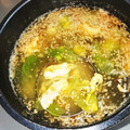 あいこうまま's cooksnap of when they made レタスとカニかまのかきたまスープ.