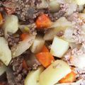 リラックマロン's cooksnap of when they made カレーそぼろ肉じゃが.