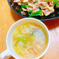 プー♡'s cooksnap of when they made 白菜とベーコンの生姜とろみスープ.