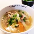 クックE662AA☆'s cooksnap of when they made ずぼらの極み10分包まないワンタンスープ.