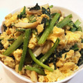 alohapooh's cooksnap of when they made 時短簡単小松菜と竹輪とふわふわ卵の炒め物.