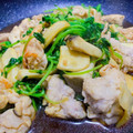 ぷにぷにもみじ's cooksnap of when they made 豆苗と豚バラの炒めもの✿ゆず胡椒風味✿.