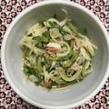 Faiza's cooksnap of when they made 新玉ねぎとカニかまの和風サラダ.