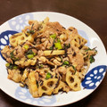 chachika's cooksnap of when they made れんこんと豚肉の甘辛炒め.