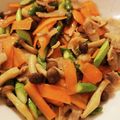 piyoko0608's cooksnap of when they made アスパラ舞茸豚バラのオイスターソース炒め.