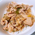 ♡しおはる♡'s cooksnap of when they made 簡単☆ネギ塩豚丼.