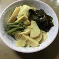 ビキナーもんちゃん's cooksnap of when they made タケノコと生わかめの若竹煮.