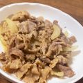 クック5H6ACR☆'s cooksnap of when they made 簡単節約お肉柔らか♪豚こまの甘辛味噌炒め.