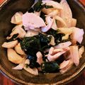 喜八＆Hacchi's cooksnap of when they made 根芋（ねいも）の酢の物サラダ☆ゴマ風味.