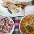 藍川咲's cooksnap of when they made ニシン塩焼き 尾頭付き.