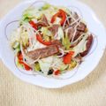 ふうはっちゃん's cooksnap of when they made お弁当！ハンバーグ野菜炒め.