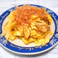 ＠迷子＠'s cooksnap of when they made 新たまねぎとちくわの卵炒め.