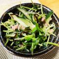 さちaro's cooksnap of when they made 豆苗とツナと塩昆布の和えたん.