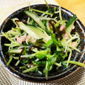 さちaro's cooksnap of when they made 豆苗とツナと塩昆布の和えたん.