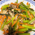 mmcats's cooksnap of when they made 鯖の水煮缶と小松菜人参のだし醤油炒め.