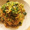 ﾏﾕｺｺ's cooksnap of when they made にらと糸こんにゃくの甘辛生姜炒め.