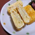 NAGANO久留米's cooksnap of when they made ♡納豆のタレでふわふわだし巻き卵♡.