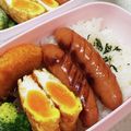 ナカミチ's cooksnap of when they made お弁当に！カレー味の目玉焼き.