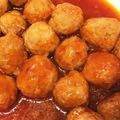 かおりった's cooksnap of when they made 揚げない肉団子の甘あん♡.