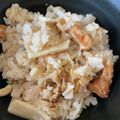 料理初心者男。's cooksnap of when they made 白だし香るたけのこご飯.
