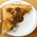 さおりん@料理特訓中's cooksnap of when they made ホットサンドメーカーでカレーリメイク.