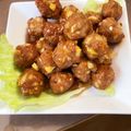 クックOHP4Q8☆'s cooksnap of when they made たけのこと新玉ねぎ入り肉団子 甘酢かけ.