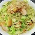 重次郎's cooksnap of when they made 春キャベツとウインナー和風パスタ♪.