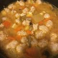 ユマユマ９９'s cooksnap of when they made 肉団子たっぷり我が家のキムチスープ.
