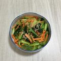 クック4P73QB☆'s cooksnap of when they made 昆布だし香る！小松菜の浅漬け風サラダ.