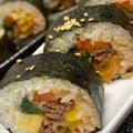 おりょうのツマ's cooksnap of when they made 寿司屋女将が作る韓国のり巻【キンパ】.