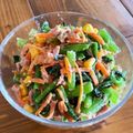 ともこ丼's cooksnap of when they made 美肌になる副菜！小松菜と人参のサラダ.