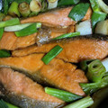 クックQ51Z5P☆'s cooksnap of when they made 秋鮭とネギの照り焼き.