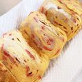 ☻せなたろす☻'s cooksnap of when they made かにかま ねぎのだし巻き玉子.